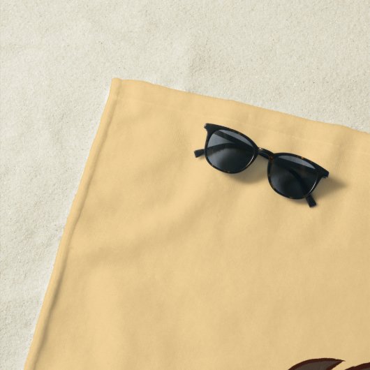 Chibi HARRY POTTER™ & Hedwig Strandtuch (Beispiel)