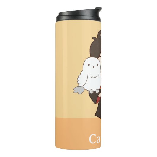 Chibi HARRY POTTER™ & Hedwig Thermosbecher (Nach links gedreht)