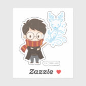 Chibi HARRY POTTER™ Patronus Aufkleber (Blatt)