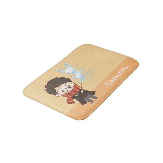 Chibi HARRY POTTER™ Patronus Badematte (Schrägansicht)