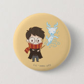 Chibi HARRY POTTER™ Patronus Button (Vorderseite)