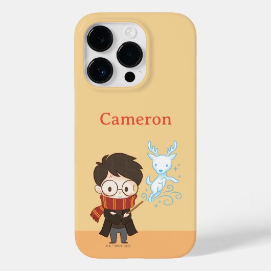 Chibi HARRY POTTER™ Patronus Case-Mate iPhone Hülle (Rückseite)