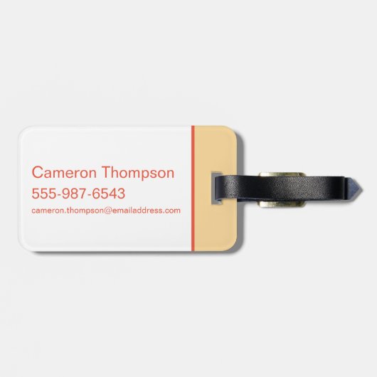 Chibi HARRY POTTER™ Patronus Gepäckanhänger (Rückseite horizontal)