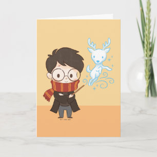Chibi HARRY POTTER™ Patronus Karte