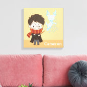 Chibi HARRY POTTER™ Patronus Leinwanddruck (Insitu (Wohnzimmer))