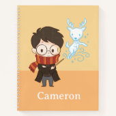 Chibi HARRY POTTER™ Patronus Notizblock (Vorderseite)