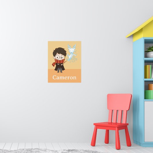 Chibi HARRY POTTER™ Patronus Poster (Kinderzimmer 1)