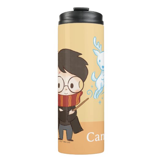 Chibi HARRY POTTER™ Patronus Thermosbecher (Vorderseite)