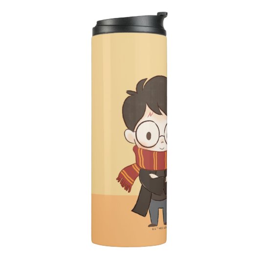 Chibi HARRY POTTER™ Patronus Thermosbecher (Nach links gedreht)
