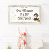 Chibi Harry Potter Wizard Baby Shower Banner (Insitu)
