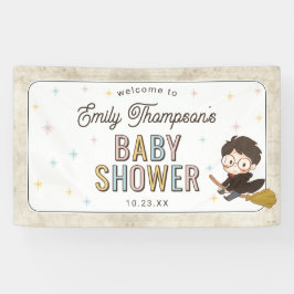Chibi Harry Potter Wizard Baby Shower Banner