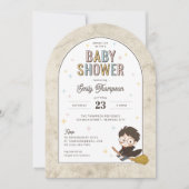 Chibi Harry Potter Zauberer-Baby-Party Einladung (Vorderseite)