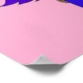 Chibi-Häschen-Mädchen Poster (Ecke)
