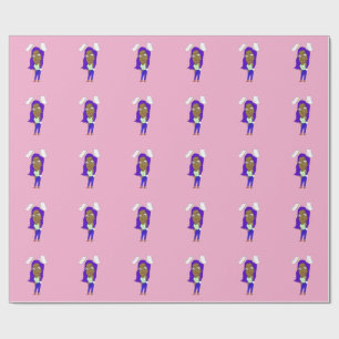 Chibi-Häschenmädchen Geschenkpapier
