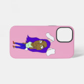 Chibi-Häschenmädchen iPhone Hülle (Rückseite (Horizontal))