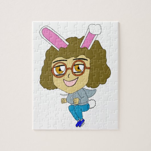 Chibi-Hasenmädchen Puzzle (Vertikal)
