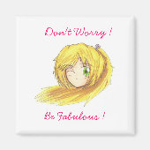 Chibi Head Ran Magnet (Vorne)