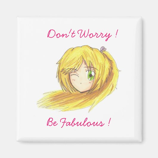 Chibi Head Ran Magnet (Vorne)