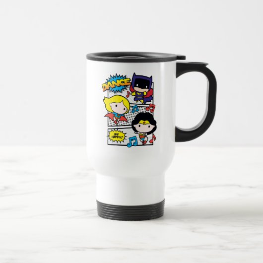 Chibi Helden tanzen Reisebecher (Rechts)