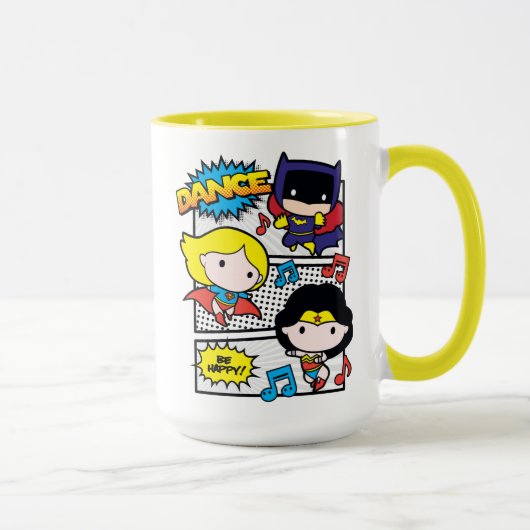 Chibi Helden tanzen Tasse (Rechts)