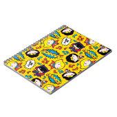 Chibi-Heldinnen-Tanzmuster Notizblock (Linke Seite)
