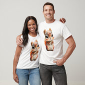 Chibi Herbst Chipmunk Waldbewohner Männer T-Shirt (Unisex)