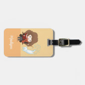 Chibi Hermione Granger Patronus Gepäckanhänger (Vorderseite horizontal)