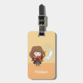 Chibi Hermione Granger Patronus Gepäckanhänger (Vorderseite vertikal)