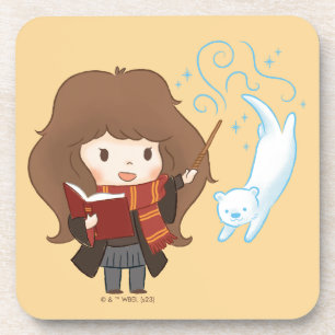 Chibi Hermione Granger Patronus Getränkeuntersetzer