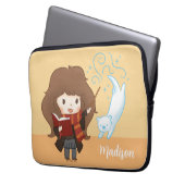 Chibi Hermione Granger Patronus Laptopschutzhülle (Vorderseite Links)