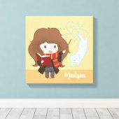 Chibi Hermione Granger Patronus Leinwanddruck (Insitu (Holzboden))