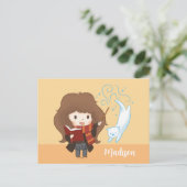 Chibi Hermione Granger Patronus Postkarte (Stehend Vorderseite)