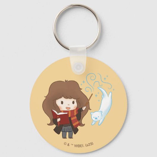 Chibi Hermione Granger Patronus Schlüsselanhänger (Vorderseite)