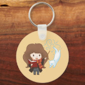 Chibi Hermione Granger Patronus Schlüsselanhänger (Rückseite)