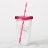 Chibi Hermione "Mischief Managed" Acryltrinkbecher (Rückseite)