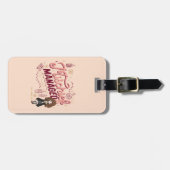 Chibi Hermione "Mischief Managed" Gepäckanhänger (Vorderseite horizontal)