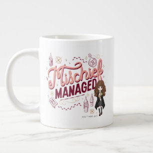 Chibi Hermione "Mischief Managed" Jumbo-Tasse