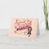 Chibi Hermione "Mischief Managed" Karte (Vorderseite)
