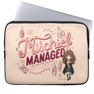 Chibi Hermione "Mischief Managed" Laptopschutzhülle