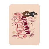 Chibi Hermione "Mischief Managed" Magnet (Vertikal)
