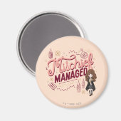 Chibi Hermione "Mischief Managed" Magnet (Vorderseite/Rückseite)
