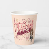 Chibi Hermione "Mischief Managed" Pappbecher (Vorderseite)