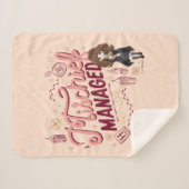 Chibi Hermione "Mischief Managed" Sherpadecke (Vorderseite (Horizontal))