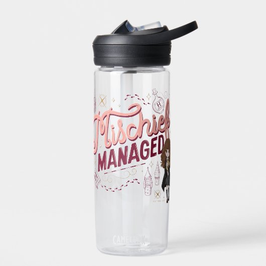 Chibi Hermione "Mischief Managed" Trinkflasche (Links)