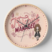Chibi Hermione "Mischief Managed" Uhr (Vorderseite)