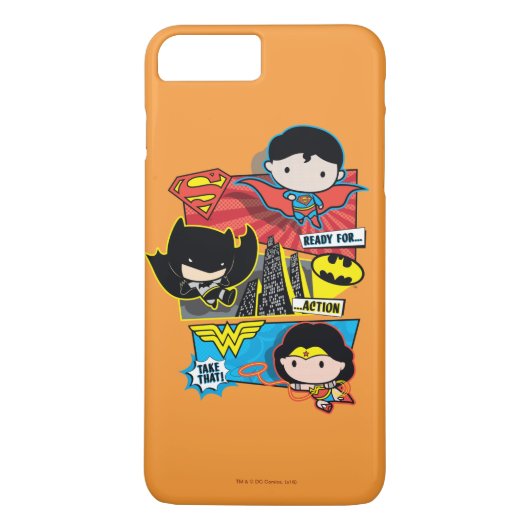 Chibi Heroes bereit zum Handeln! Case-Mate iPhone Hülle (Rückseite)
