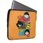 Chibi Heroes bereit zum Handeln! Laptopschutzhülle (Vorne Rechts)