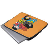 Chibi Heroes bereit zum Handeln! Laptopschutzhülle (Vorne Knopf)