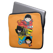 Chibi Heroes bereit zum Handeln! Laptopschutzhülle (Vorderseite Links)