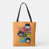 Chibi Heroes bereit zum Handeln! Tasche (Rückseite)
